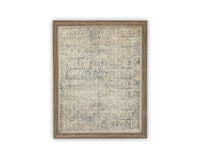 Vintage Framed Canvas Art #MSC-105