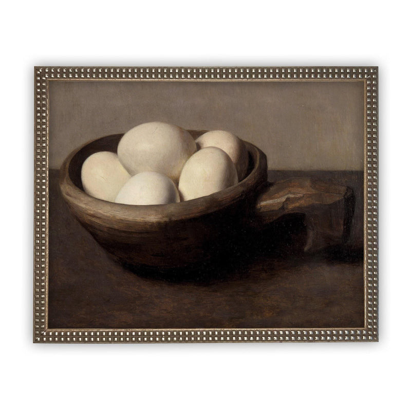 Vintage Framed Canvas Art #ST-613