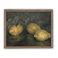 Vintage Framed Canvas Art #ST-610