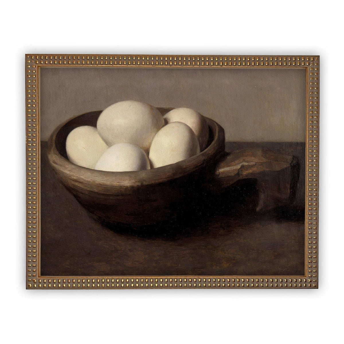 Vintage Framed Canvas Art #ST-613