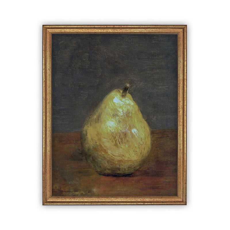 Vintage Framed Canvas Still Life Art #ST-615