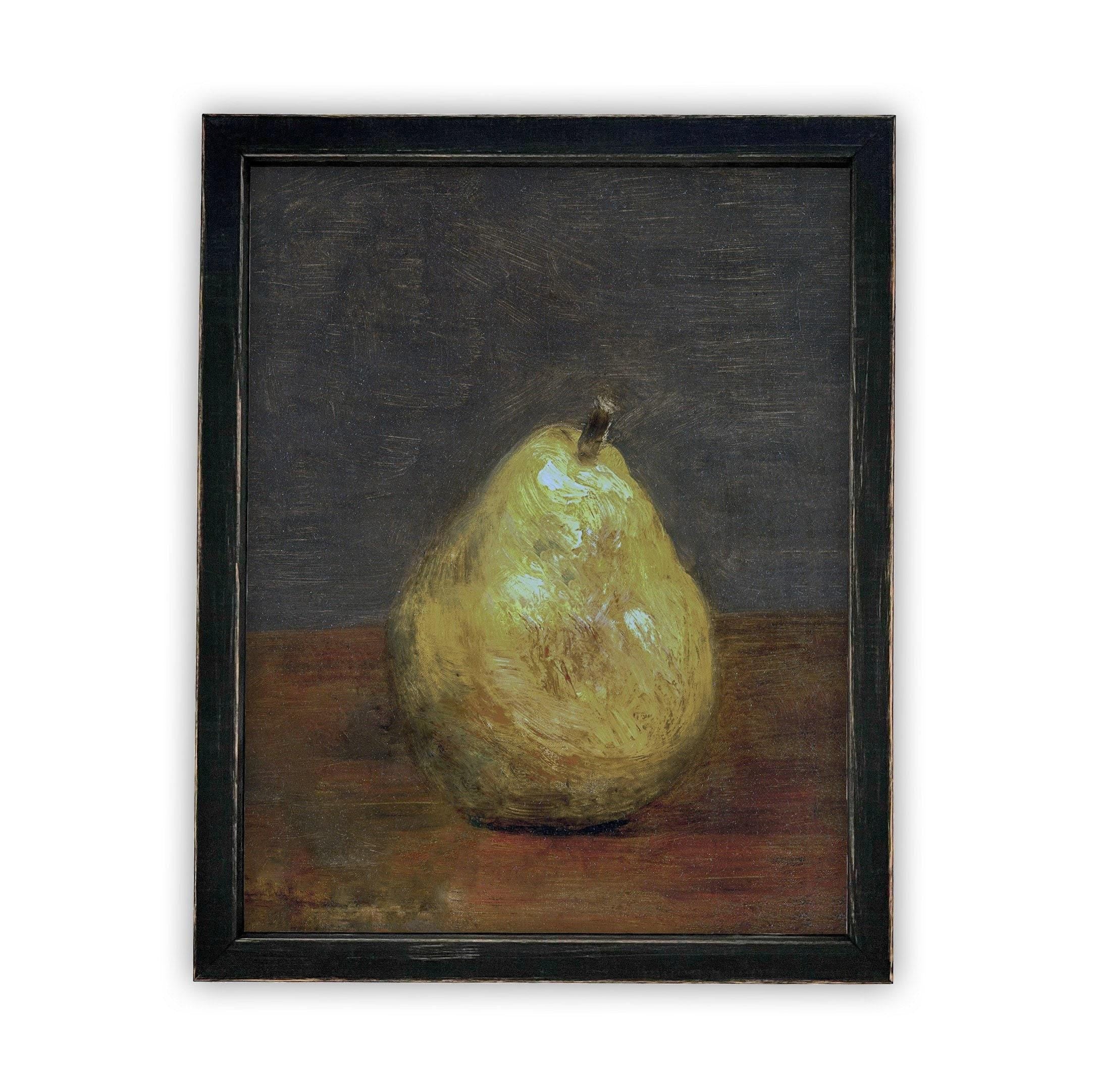 Vintage Framed Canvas Still Life Art #ST-615