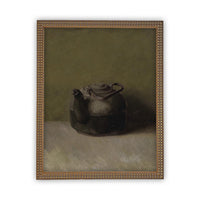 Framed Black Teapot Still Life Print #ST-609