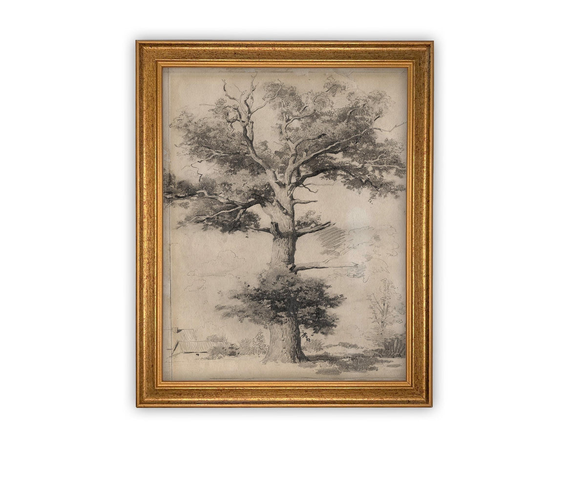Vintage Framed Canvas Art #BOT-158