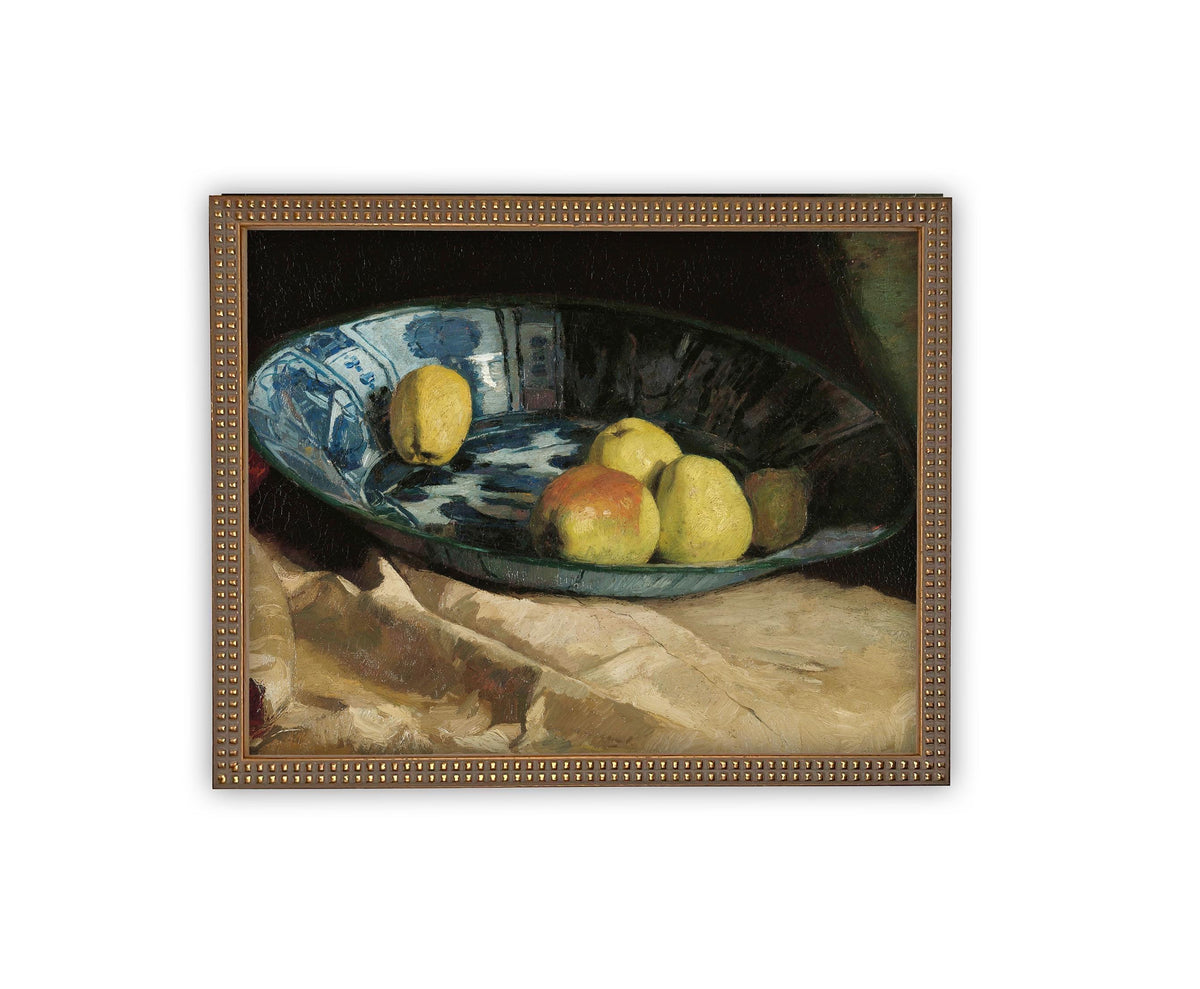 Vintage Framed Canvas Art #ST-632