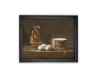 Vintage Framed Canvas Art #ST-627
