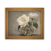 Vintage Framed Canvas Art #BOT-157