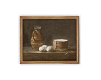 Vintage Framed Canvas Art #ST-627
