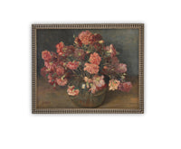 Vintage Framed Canvas Art #BOT-156