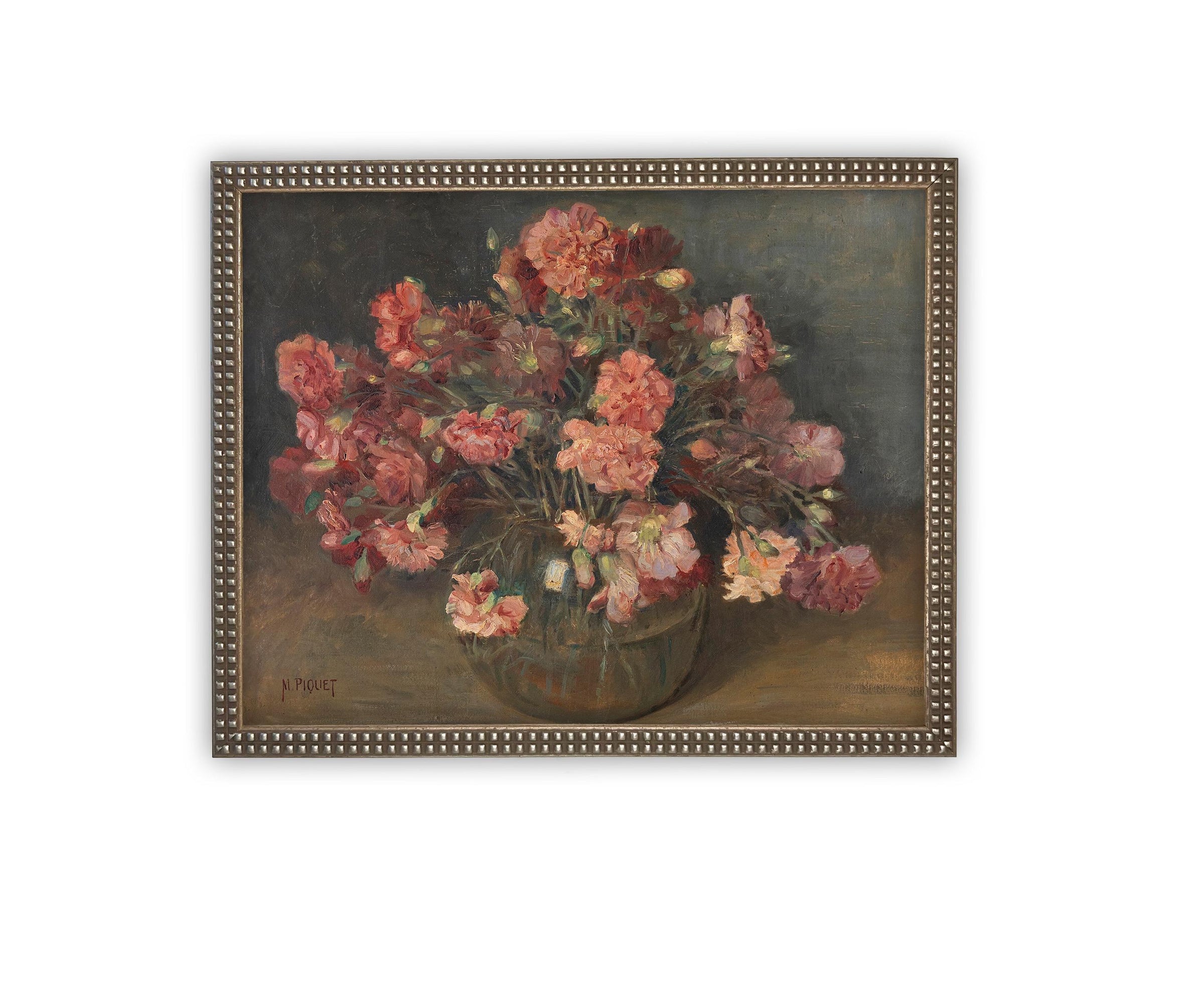 Vintage Framed Canvas Art #BOT-156