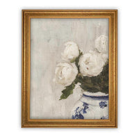 Vintage Framed Canvas Art #BOT-162