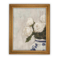 Vintage Framed Canvas Art #BOT-162