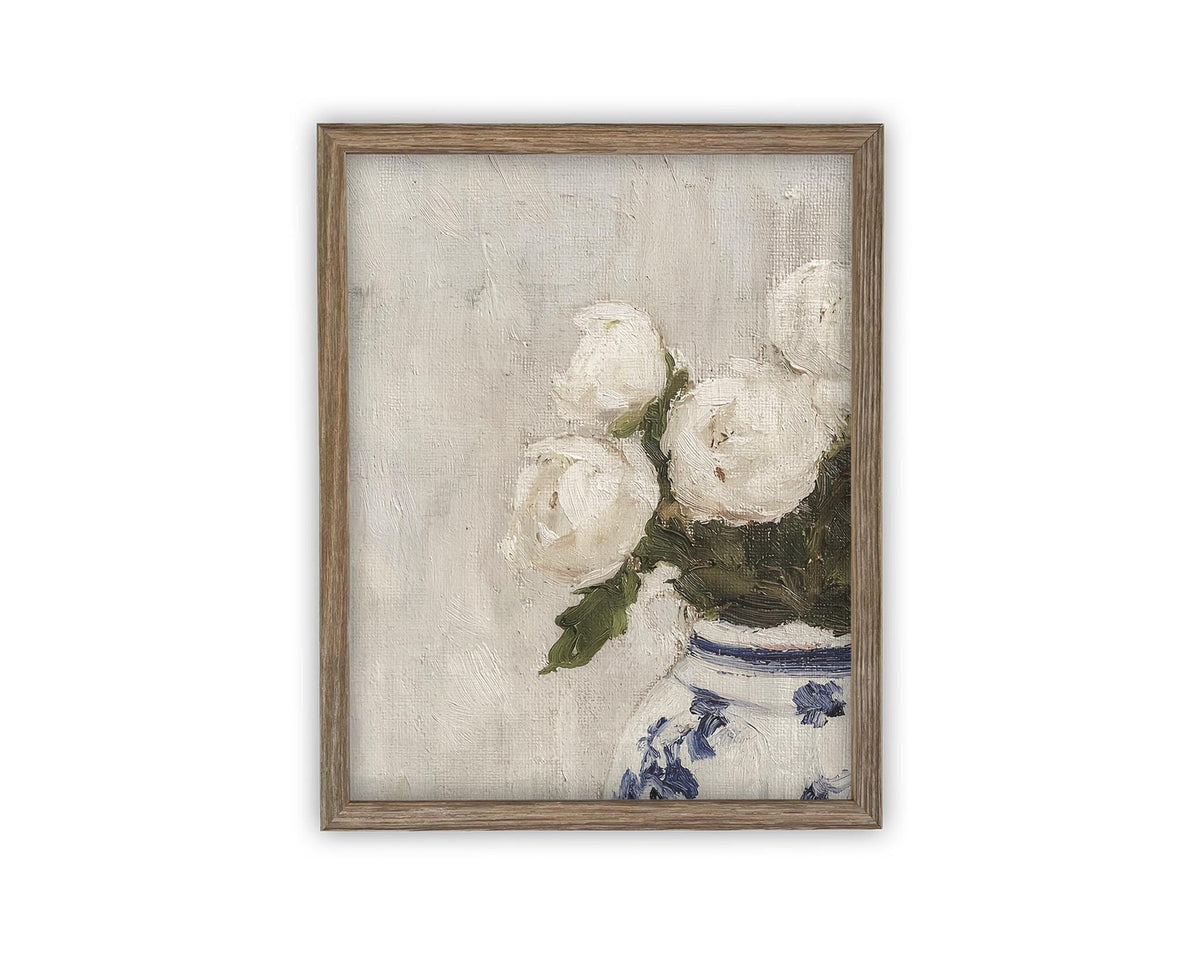Vintage Framed Canvas Art #BOT-162