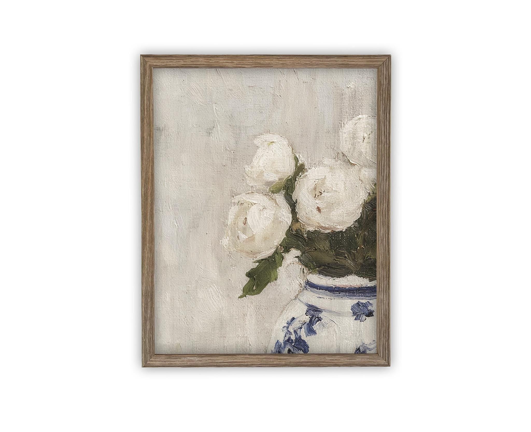 Vintage Framed Canvas Art #BOT-162