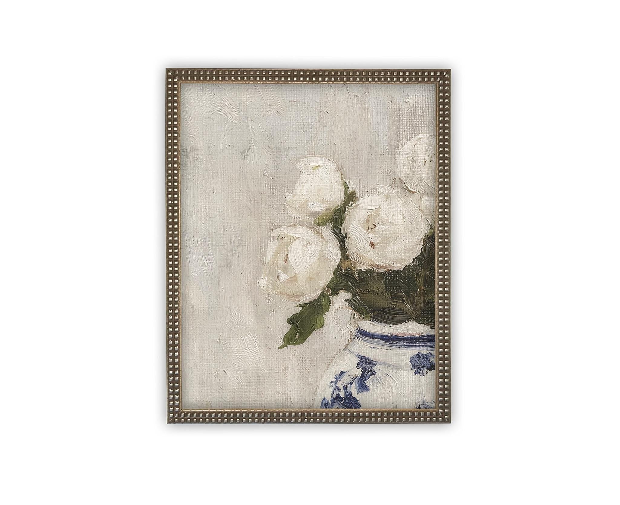 Vintage Framed Canvas Art #BOT-162