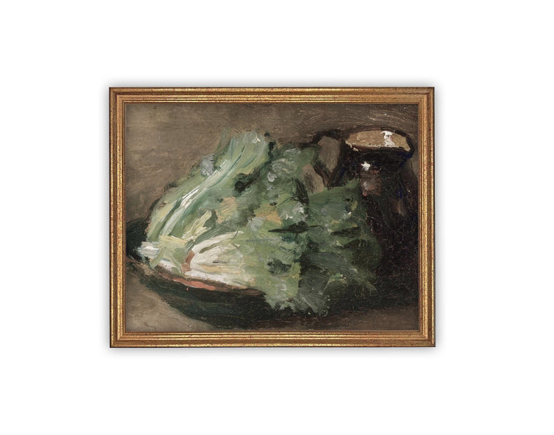 Vintage Framed Canvas Art #ST-628