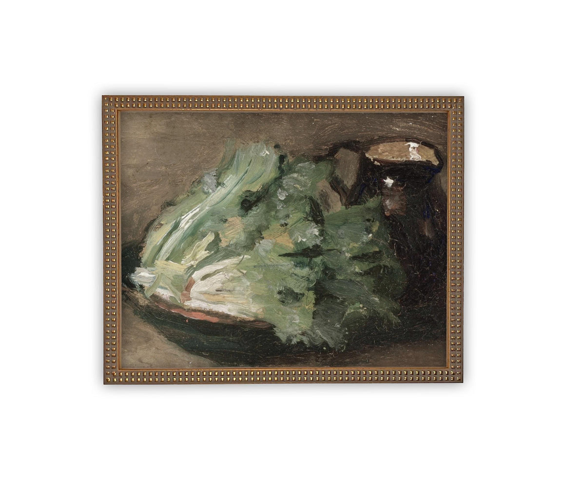 Vintage Framed Canvas Art #ST-628