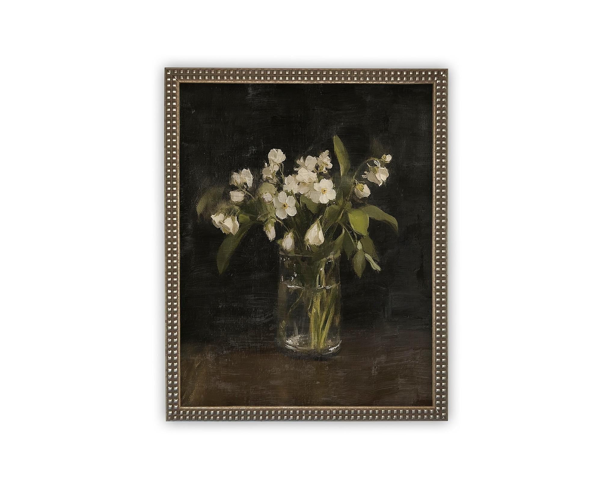 Vintage Framed Canvas Art #BOT-165
