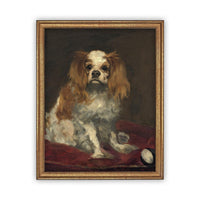 Vintage Framed Canvas Art #A-115