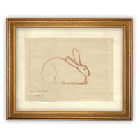 Vintage Framed Canvas Art #A-142