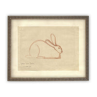 Vintage Framed Canvas Art #A-142