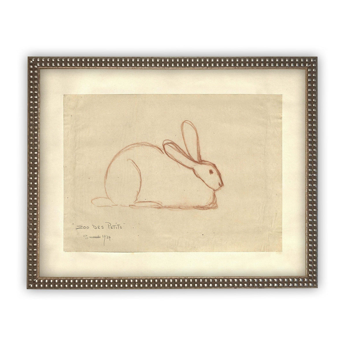 Vintage Framed Canvas Art #A-142