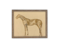 Vintage Framed Canvas Art #A-176