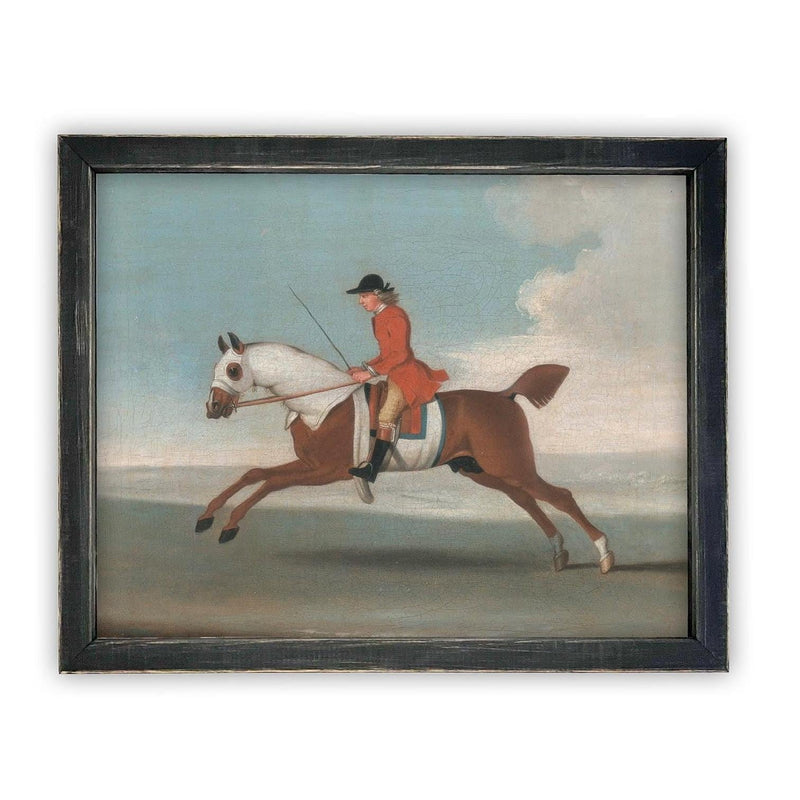Vintage Framed Canvas Art #A-190