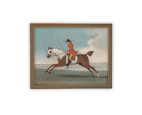 Vintage Framed Canvas Art #A-190