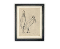 Vintage Framed Canvas Art #A-181