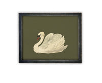 Vintage Framed Canvas Art #A-180