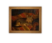 Vintage Framed Canvas Art #A-184