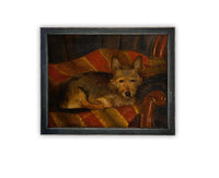 Vintage Framed Canvas Art #A-184