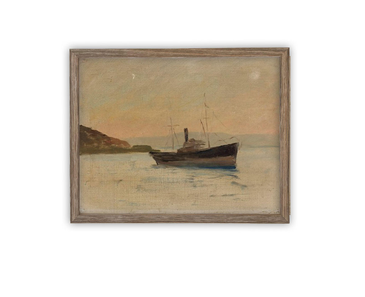 Vintage Framed Canvas Art #COAS-144