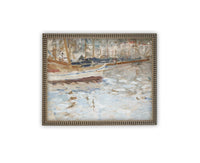 Vintage Framed Canvas Art #COAS-145