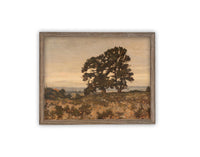 Vintage Framed Canvas Art #LAN-232