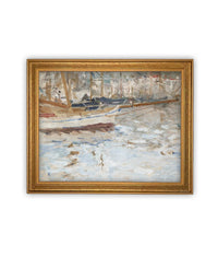 Vintage Framed Canvas Art #COAS-145