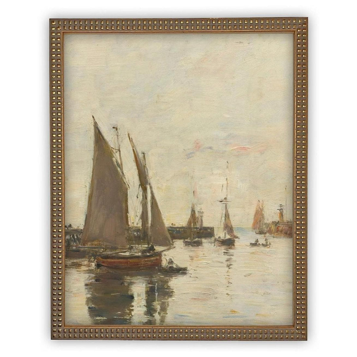 Vintage Framed Canvas Art #COAS-147