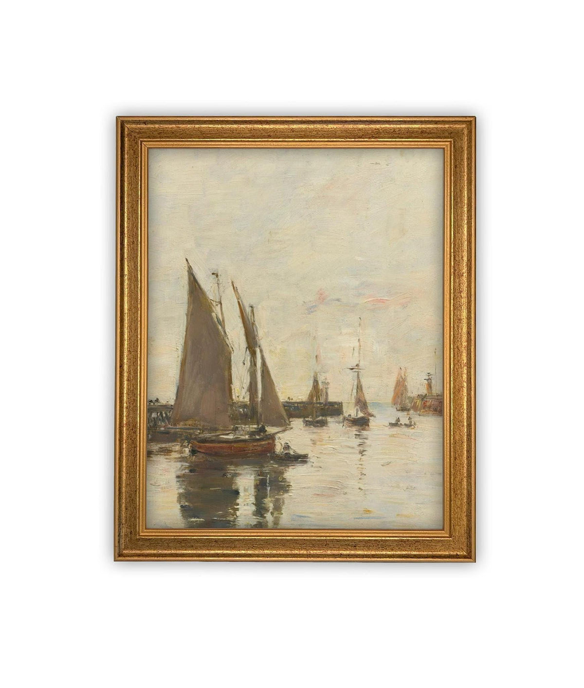 Vintage Framed Canvas Art #COAS-147