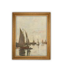 Vintage Framed Canvas Art #COAS-147
