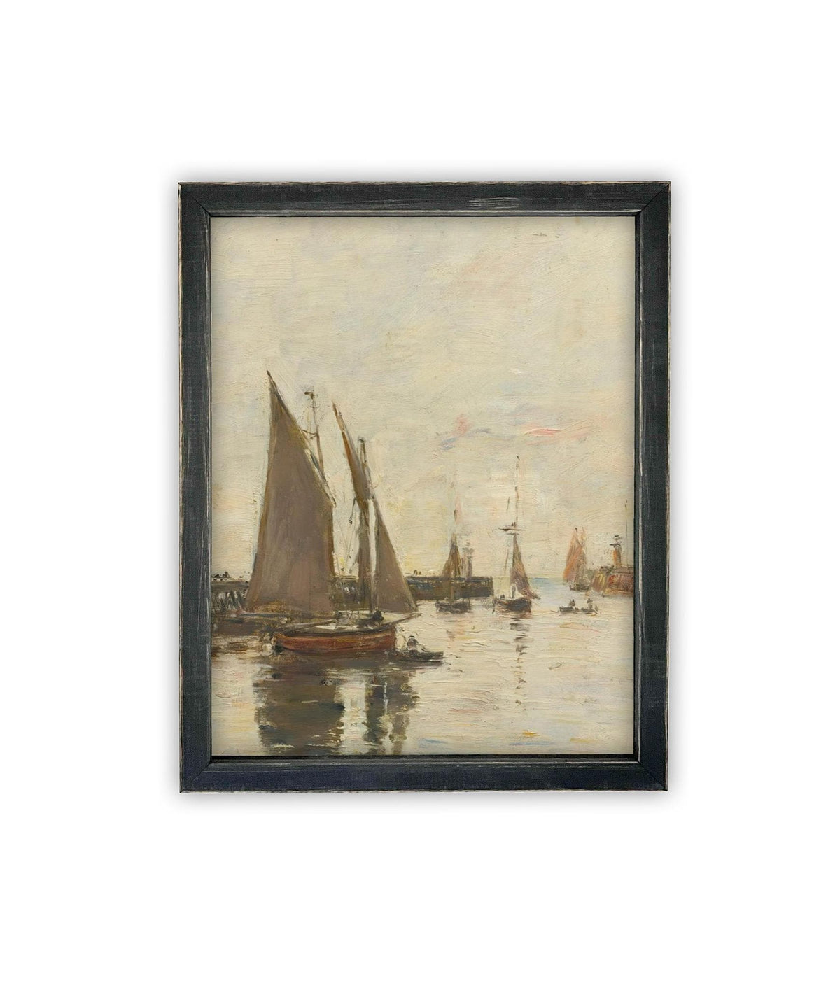 Vintage Framed Canvas Art #COAS-147