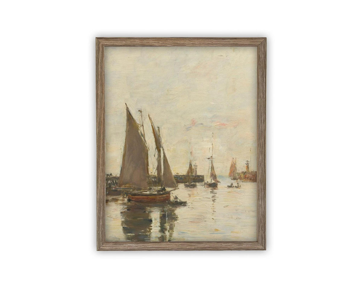 Vintage Framed Canvas Art #COAS-147