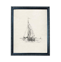 Vintage Framed Canvas Art #COAS-143