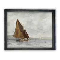 Vintage Framed Canvas Art #COAS-146