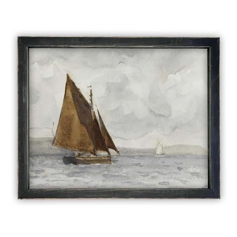 Vintage Framed Canvas Art #COAS-146