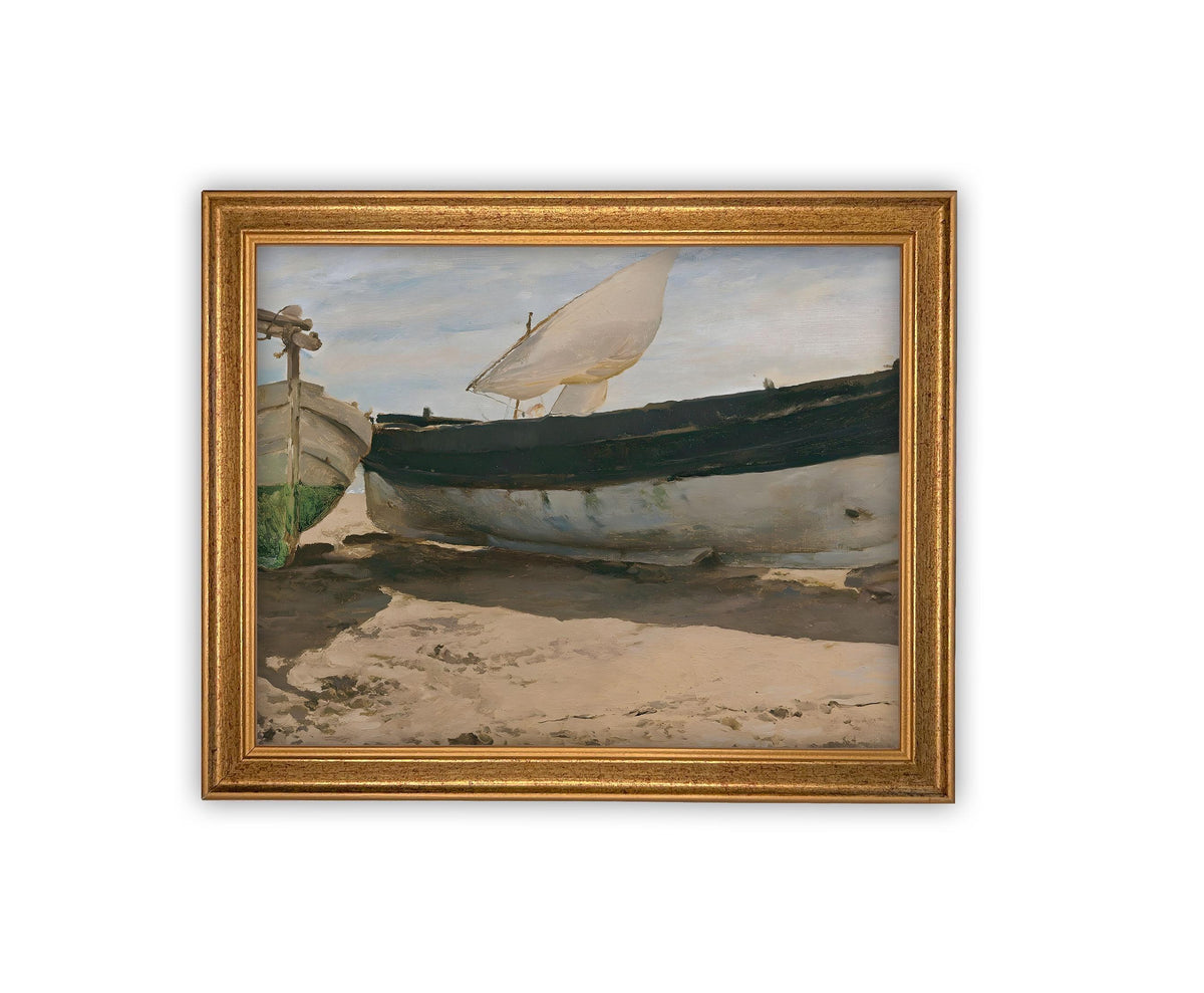 Vintage Framed Canvas Art #COAS-142