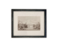 Vintage Framed Canvas Art #LAN-239