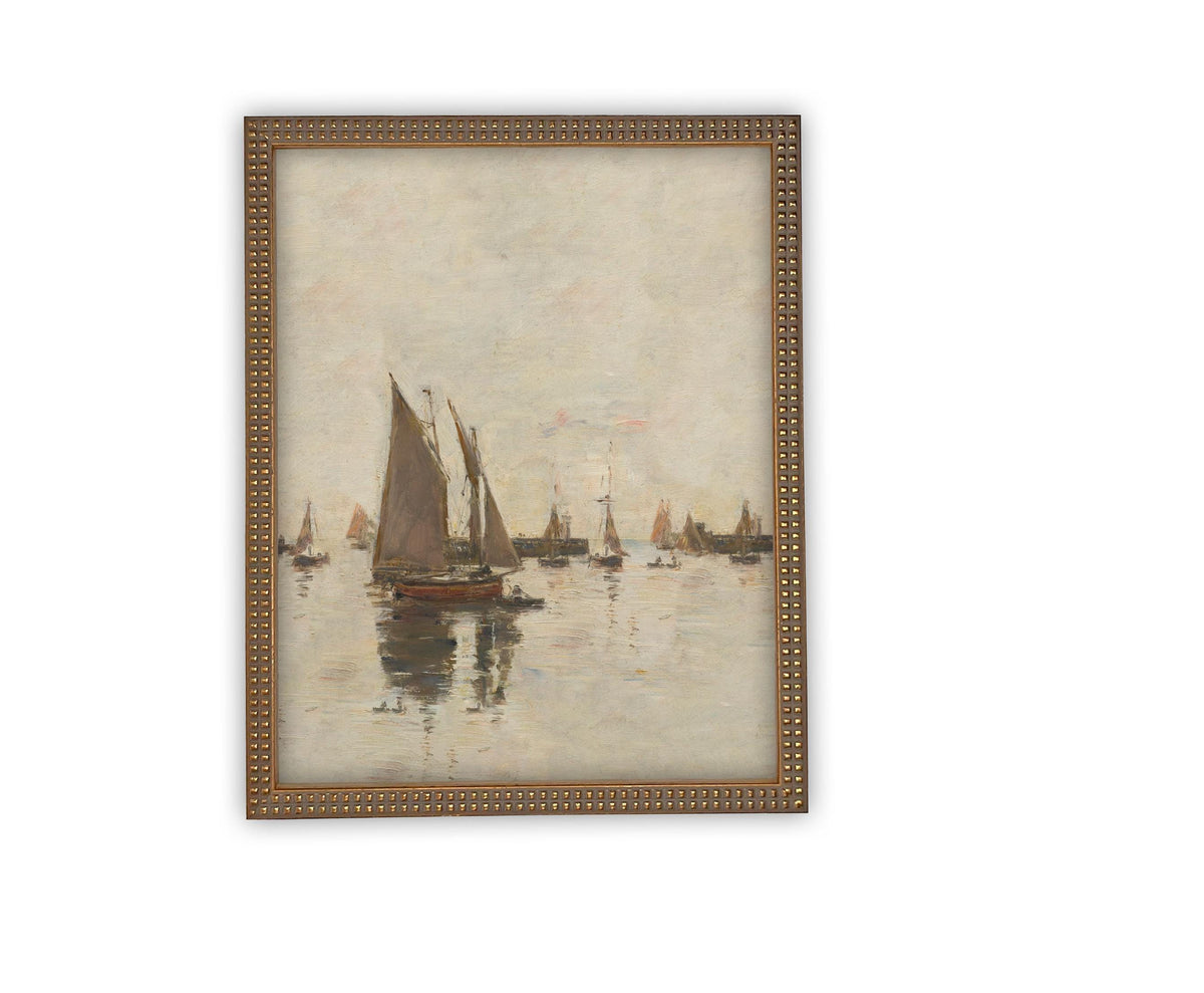Vintage Framed Canvas Art #COAS-135