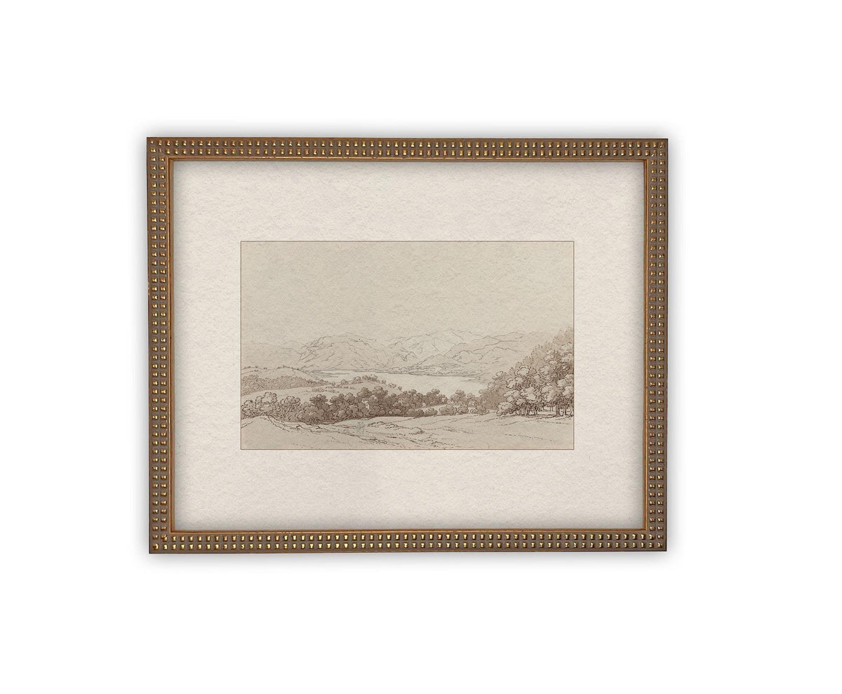 Vintage Framed Canvas Art #LAN-241