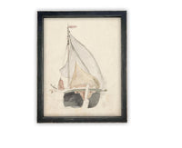 Vintage Framed Canvas Art #COAS-139
